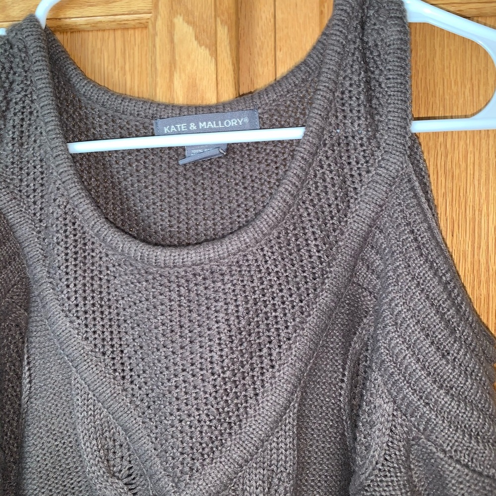 Kate & Mallory Cold Shoulder Knit Sweeter - Picture 5 of 5